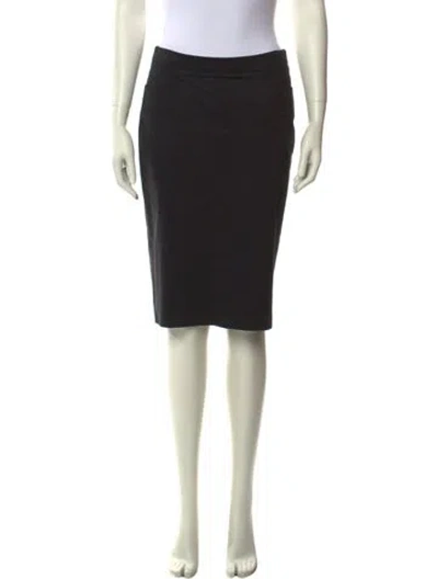 Pre-owned Loro Piana Knee-length Skirt In Black