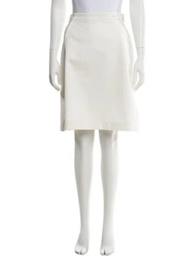 Pre-owned Loro Piana Knee-length Skirt In White