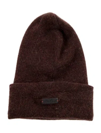Pre-owned Loro Piana Knit Beanie In Brown