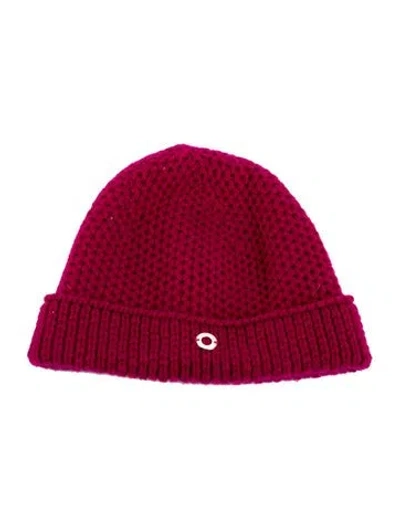 Pre-owned Loro Piana Knit Beanie In Purple