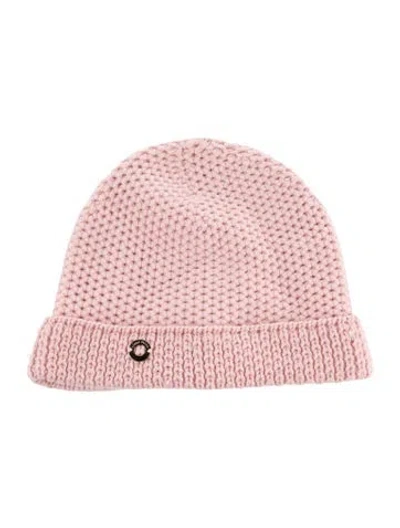 Pre-owned Loro Piana Knit Cashmere Beanie In Pink