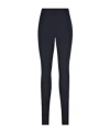 Loro Piana Alpe Otro Ribbed Leggigs In Black