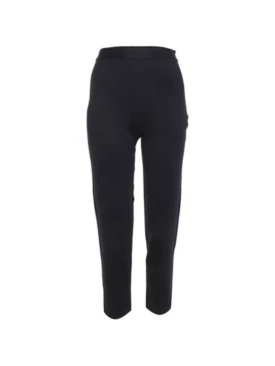 Pre-owned Loro Piana Knit-construction Cashmere Trousers In Blue