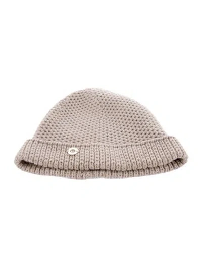 Pre-owned Loro Piana Knitted Beanie In Neutral