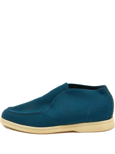 Pre-owned Loro Piana Knitted Desert Boots