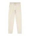 Loro Piana Knitted Track Pants In White