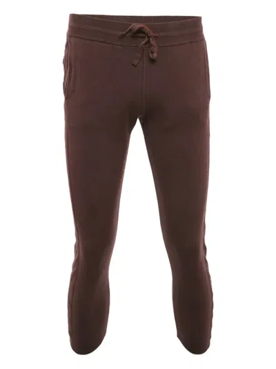 Pre-owned Loro Piana Knitted Trousers In Red