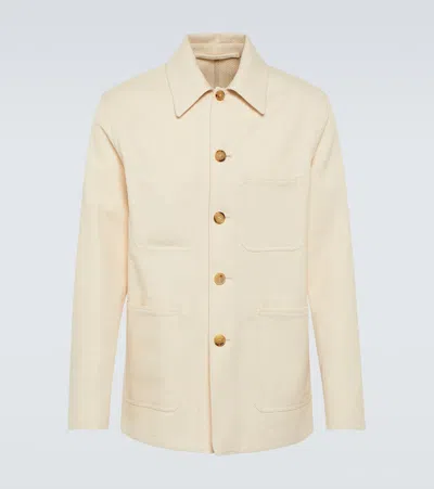 Loro Piana Kora Cotton Jacket In White