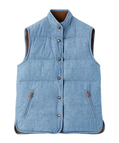 Loro Piana Kris Vest In Blue