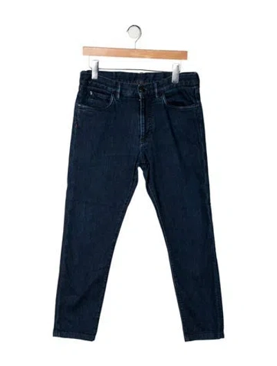 Pre-owned Loro Piana Kurashiki Straight-leg Jeans In Blue