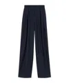 Loro Piana Pleated Trousers In Blue