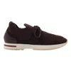 Loro Piana Lace-up Casual Shoes In Black