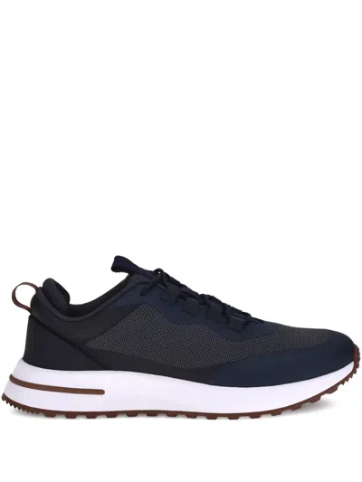 LORO PIANA LACE-UP MESH SNEAKERS