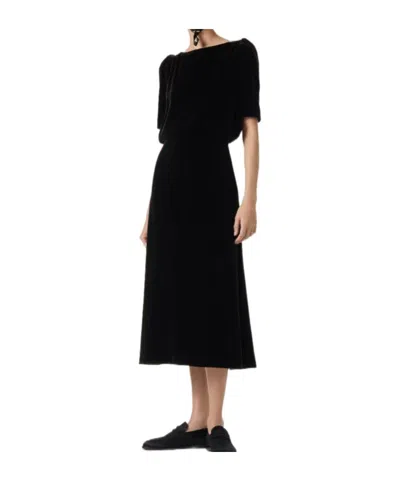 Loro Piana Laine Dress In Black