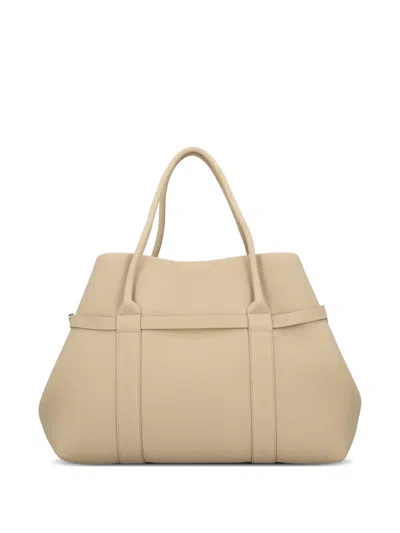 Loro Piana Large Ghiera Shopper Bag In Neutral