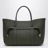 Loro Piana Large Shopper Bag Structured Shape Top Handles In Gray