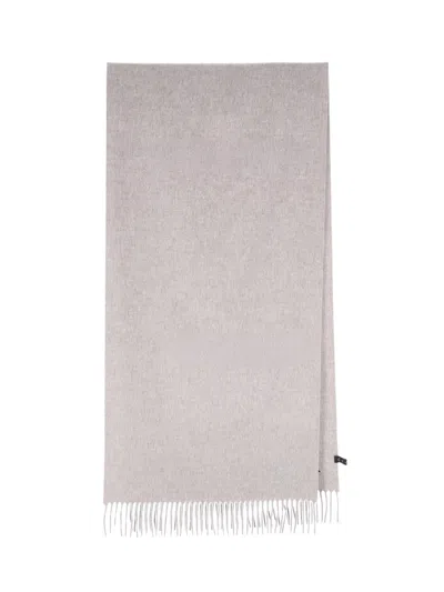 Loro Piana Large Scarf “unita” In Neutral
