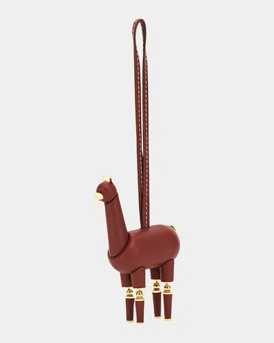 Loro Piana Leather Alpaca Bag Charm