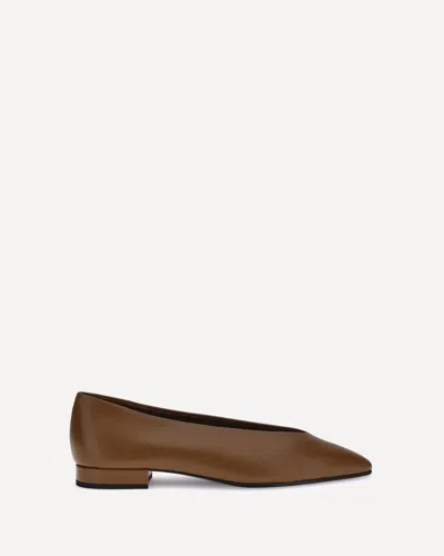 Loro Piana Leather Ballerinas