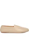 Loro Piana Anton Leather Loafers In Animal Print