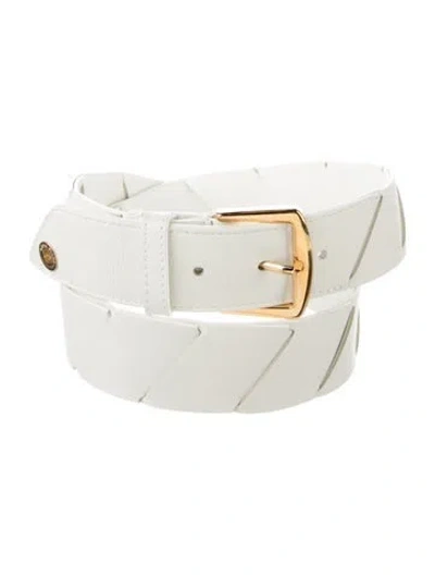 Pre-owned Loro Piana Leather Belt In Neutrals
