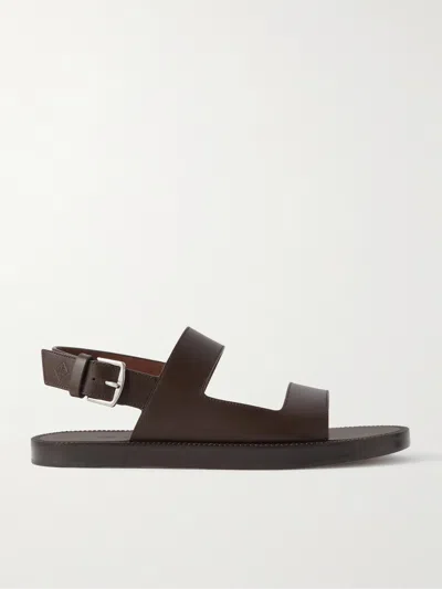Loro Piana New Nama Walk Sandal In Red
