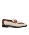 Loro Piana Round Toe Loafers In Brown