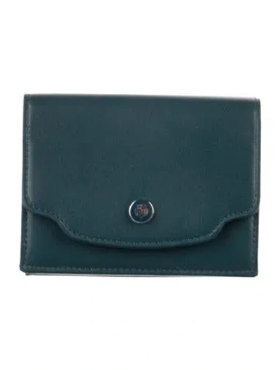 Pre-owned Loro Piana Leather Wallet In Green