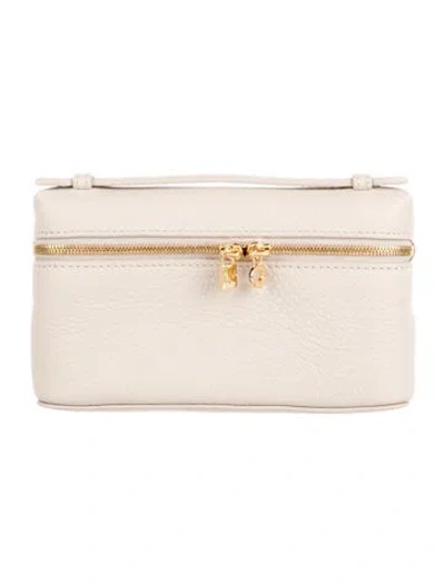 Pre-owned Loro Piana Leather Wallet In Neutral