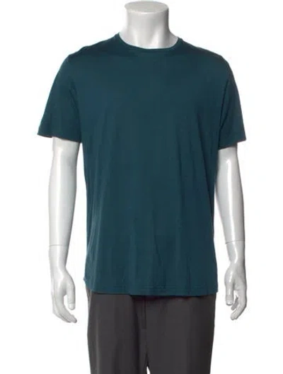 Pre-owned Loro Piana Levo Silk T-shirt In Blue