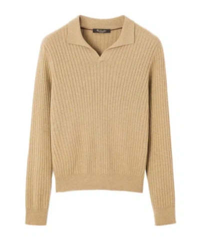 Loro Piana Lexington Polo Shirt In Brown