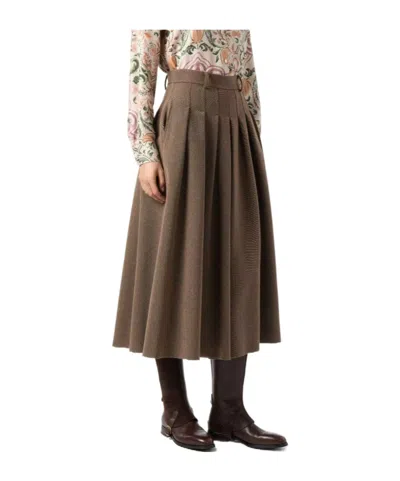 Loro Piana Liddy Pants In Brown