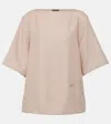Loro Piana Linen And Wool-blend Top In Grau