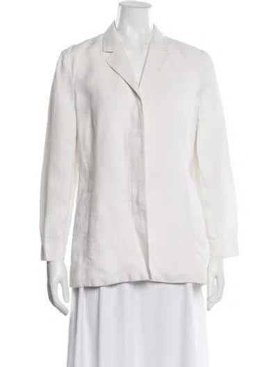 Pre-owned Loro Piana Linen Blazer In Neutral