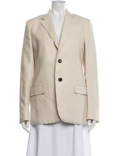 Pre-owned Loro Piana Linen Blazer In Neutral
