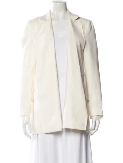 Pre-owned Loro Piana Linen Blazer In White