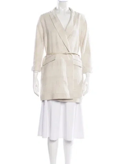 Pre-owned Loro Piana Linen Jacket In Neutral