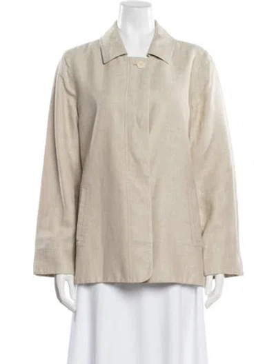 Pre-owned Loro Piana Linen Jacket In Neutral