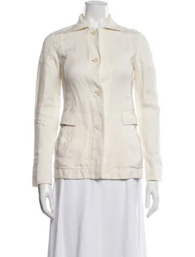 Pre-owned Loro Piana Linen Jacket In Neutral