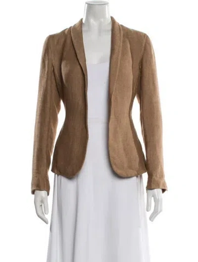 Pre-owned Loro Piana Linen Jacket W/ Tags In Neutral