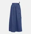 LORO PIANA LINEN MIDI SKIRT