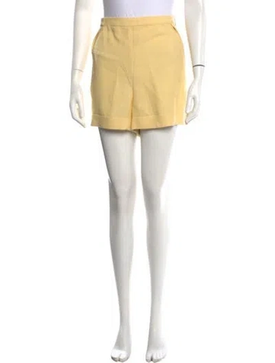 Pre-owned Loro Piana Linen Mini Shorts In Neutral