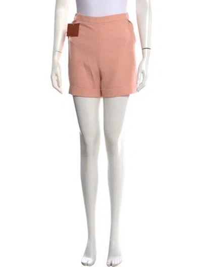 Pre-owned Loro Piana Linen Mini Shorts W/ Tags In Pink