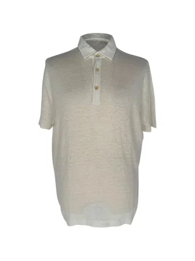 Pre-owned Loro Piana Linen Polo Shirt In Neutrals