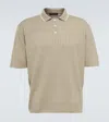 Loro Piana Linen Polo Shirt In Raw Linen