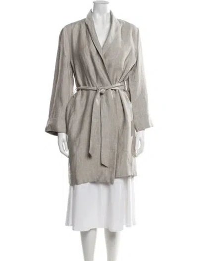 Pre-owned Loro Piana Linen Robe In Neutral