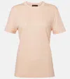 Loro Piana Gargano Linen Short-sleeve T-shirt In Neutral