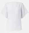 Loro Piana Assen Short-sleeve Antiqua Linen Shirt In White