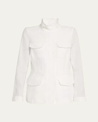 LORO PIANA LINEN TRAVELER JACKET