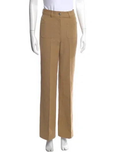 Pre-owned Loro Piana Linen Wide Leg Pants In Neutral